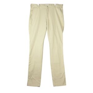 PETER MILLAR Men Sateen Stretch Cotton 5 Pocket Chino Pants Sz 34 NWT Khaki